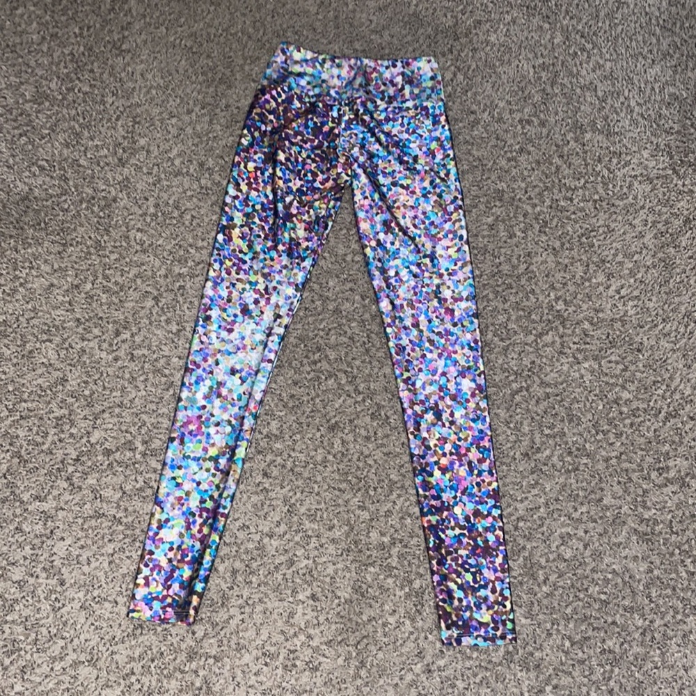 Goldsheep Party Pink Confetti Leggings - Picture 7 of 9